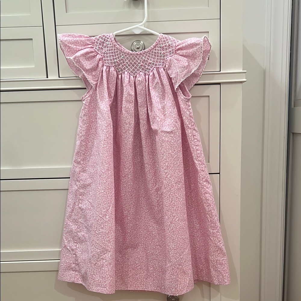 Edgehill Collection Pink Smocked Nightgown Pajamas